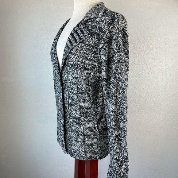 Jason Maxwell Gray Cardigan Sweater Size M EUC - Picture 4 of 7